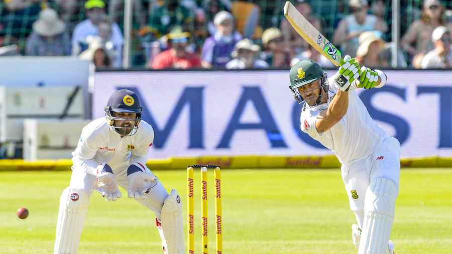 PORT ELIZABETH, SOUTH AFRICA - DECEMBER 26:  Faf Du Plessis of South Africa during day 1 of the 1st Test match between South Africa and Sri Lanka at St George's Park on December 26, 2016 in Port Elizabeth, South Africa. (Photo by Sydney Seshibedi/Gallo Images/Getty Images)