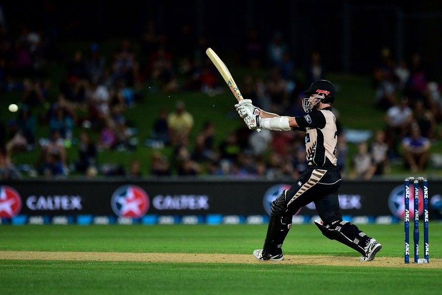 New Zealand's captain Kane Williamson bats during the first Twenty20 international cricket match between New Zealand and Bangladesh at McLean Park in Napier on January 3, 2017. / AFP / Marty Melville        (Photo credit should read MARTY MELVILLE/AFP/Getty Images)